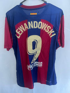 Signed Robert Lewandowski Barcelona 2023/2024 Shirt