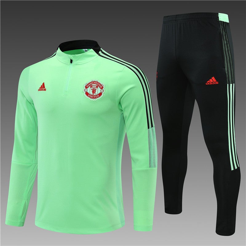 Manchester United 2021/2022 Training Tracksuit (Green)