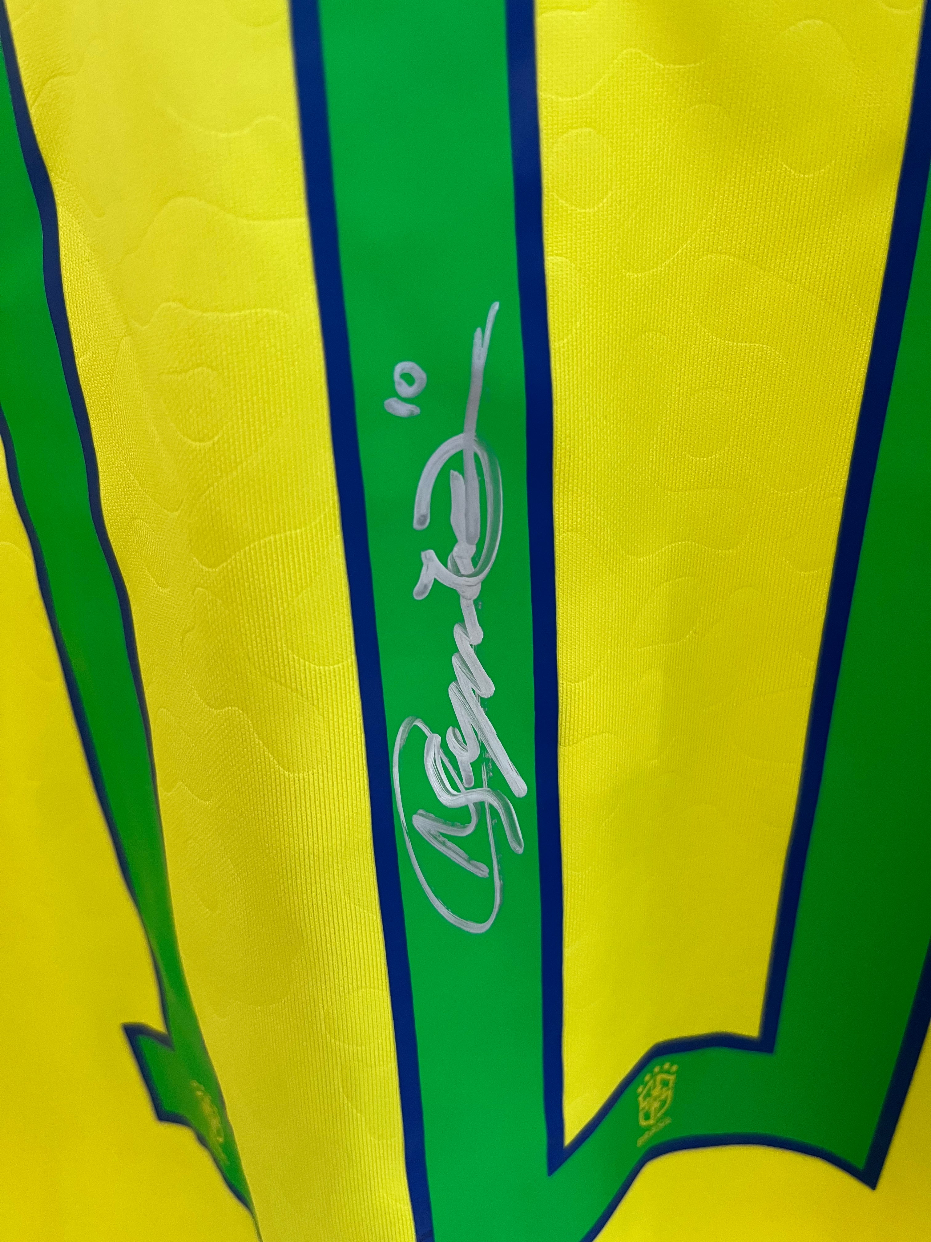 Signed Neymar Jr Brazil 2022 World Cup Shirt