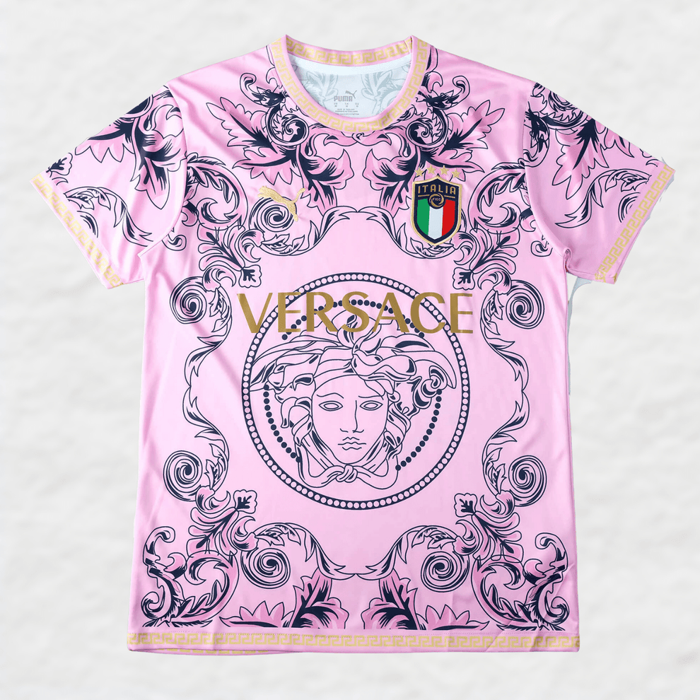 Italy x Versace Pink Special Edition Shirt Players Version