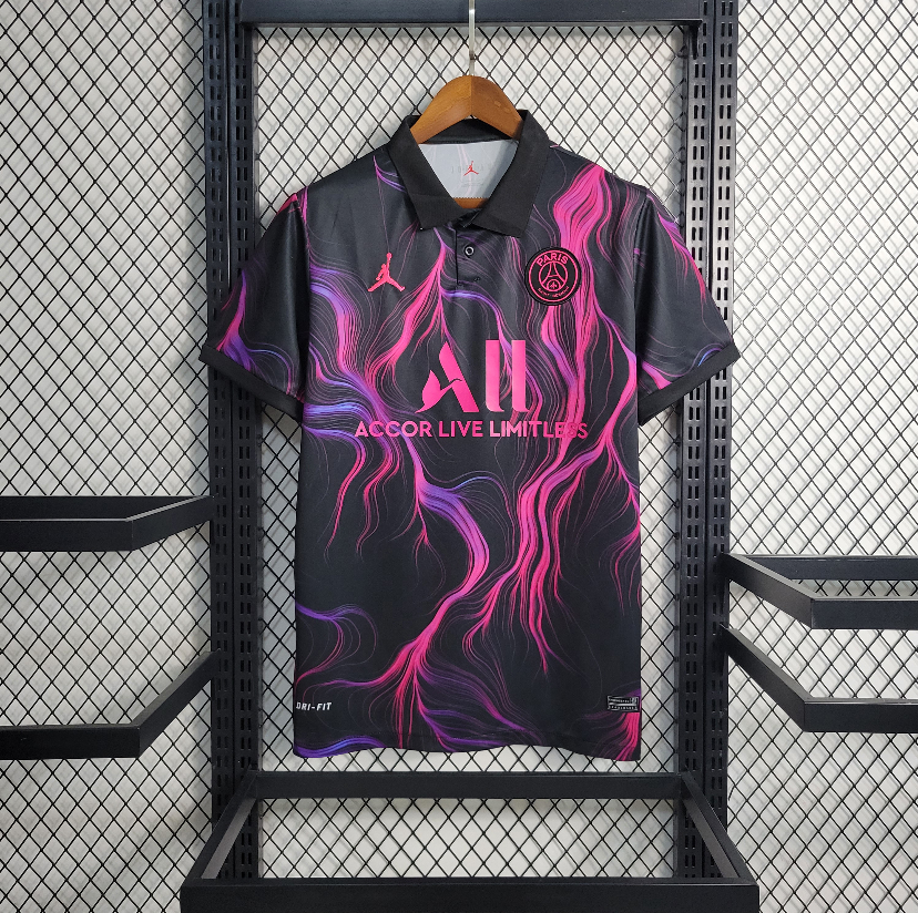 PSG Pink/Black Special Edition Shirt Players Version