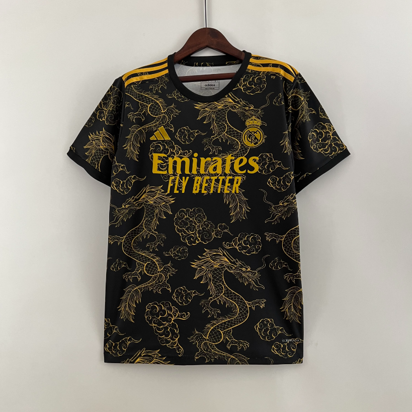 Real Madrid Black/Gold Special Edition Shirt Players Version