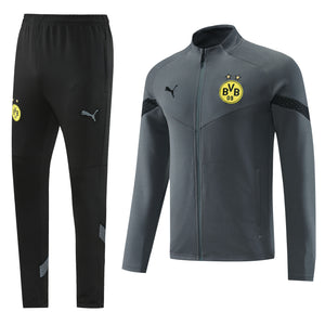 Dortmund 2022/2023 Pre Match Tracksuit (Grey)