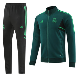 Real Madrid 2022/2023 Pre Match Tracksuit (Dark Green)