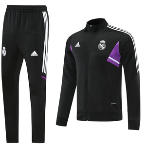 Real Madrid 2022/2023 Pre Match Tracksuit (Black)