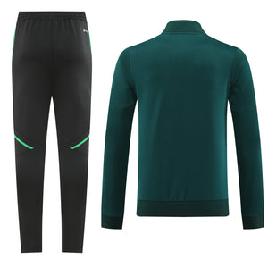 Real Madrid 2022/2023 Pre Match Tracksuit (Dark Green)