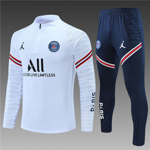 PSG 2021/2022 Training Tracksuit (White)