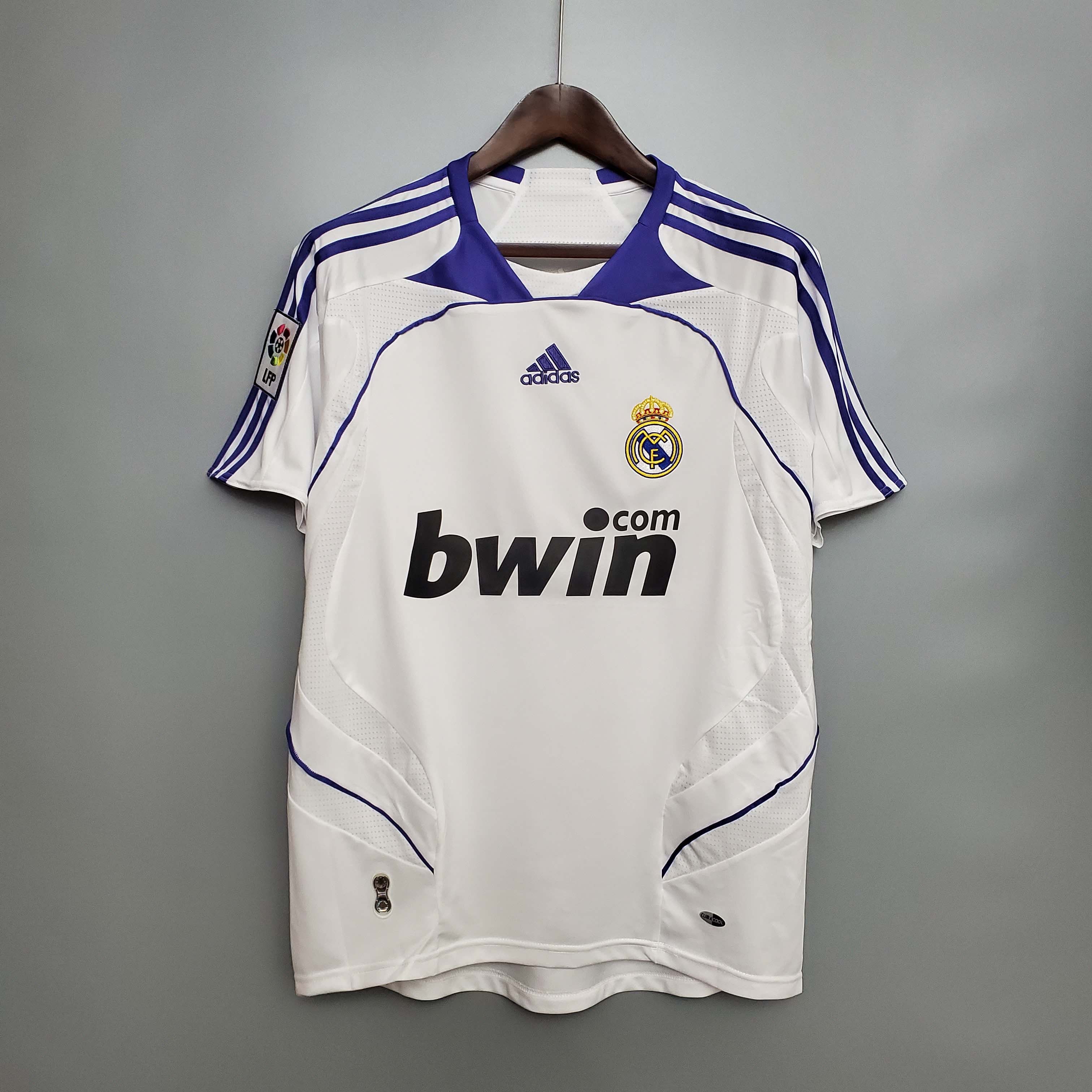 Real Madrid Home 2007/2008 Retro Shirt